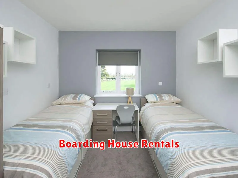 Boarding House Rentals