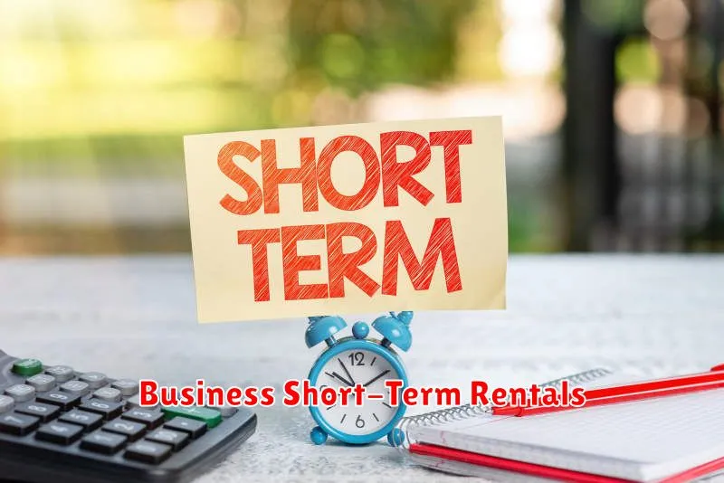 Business Short-Term Rentals