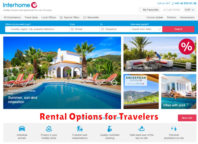 Rental Options for Travelers
