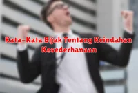 Kata-Kata Bijak Tentang Keindahan Kesederhanaan