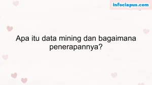 Apa itu data mining dan bagaimana penerapannya?