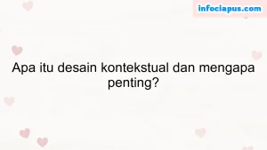 Apa itu desain kontekstual dan mengapa penting?