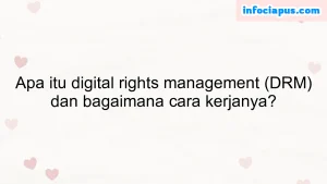 Apa itu digital rights management (DRM) dan bagaimana cara kerjanya?