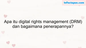 Apa itu digital rights management (DRM) dan bagaimana penerapannya?