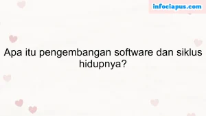 Apa itu pengembangan software dan siklus hidupnya?