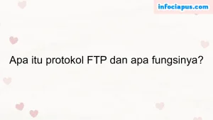 Apa itu protokol FTP dan apa fungsinya?