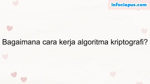 Bagaimana cara kerja algoritma kriptografi?