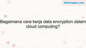 Bagaimana cara kerja data encryption dalam cloud computing?