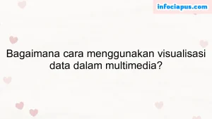 Bagaimana cara menggunakan visualisasi data dalam multimedia?