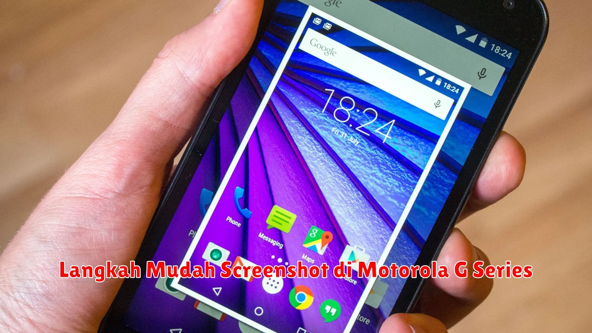 Langkah Mudah Screenshot di Motorola G Series